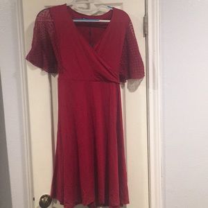 Wrapped in LOVE Red wrap dress!